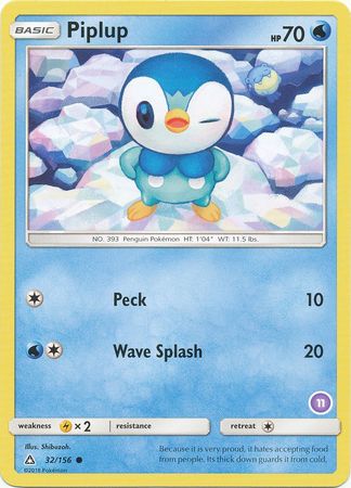 Piplup (32/156) (Deck Exclusive